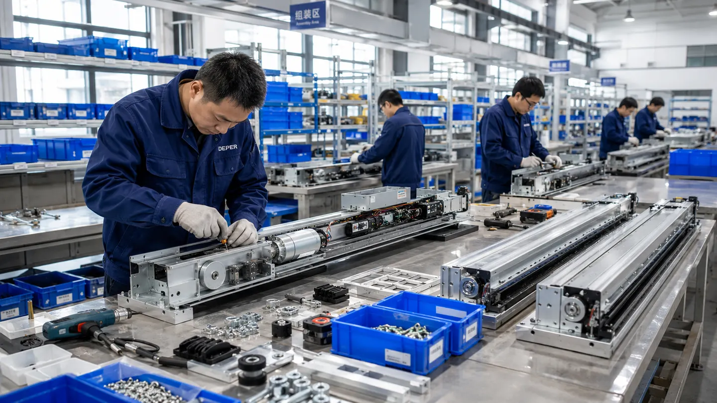 Automatic door operator assembly process